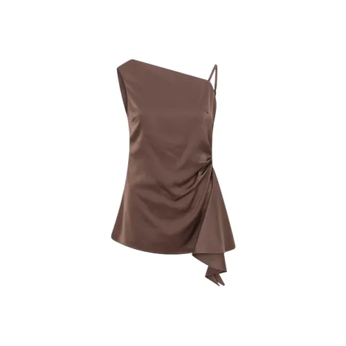 SABO SKIRT Hailey Топ Шоколадный Топ на бретелях Женские