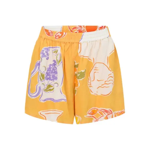 SABO SKIRT Thessy Шорты CIAO Желтые Повседневные Шорты Женские