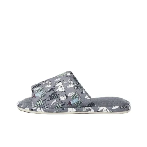 UNIQLO Антизапахивающие Домашние тапочки Унисекс Серый