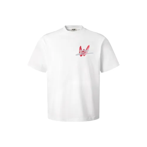 WE HONEY Белый Унисекс Футболка