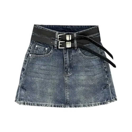 YEARNED Джинсовые короткие юбки Женские