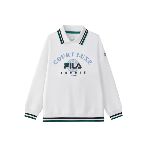 FILA KIDS Свитшот Нефритовый Белый Подростки