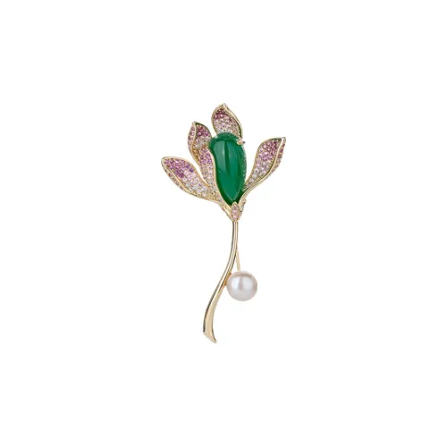 CHERAN Сплав Броши Женские Золото