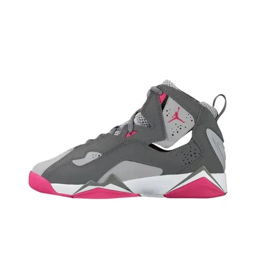 Джордан True Flight MID Топ Детские Баскетбольные Кроссовки Серые Подростки
