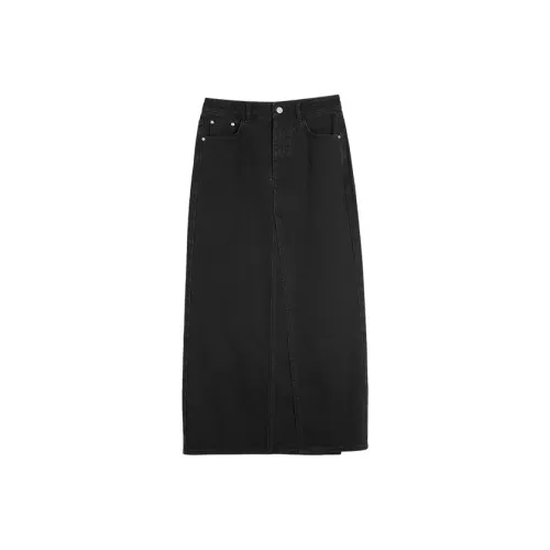 ELLE Женские джинсовые длинные юбки