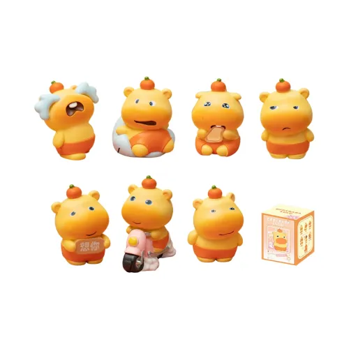 DUOMIAOYOU TREASURE совместная серия Capybara Lulu Meme Collection Фигурка Креативный Милый Исцеление Игрушка. Тайна Коробка