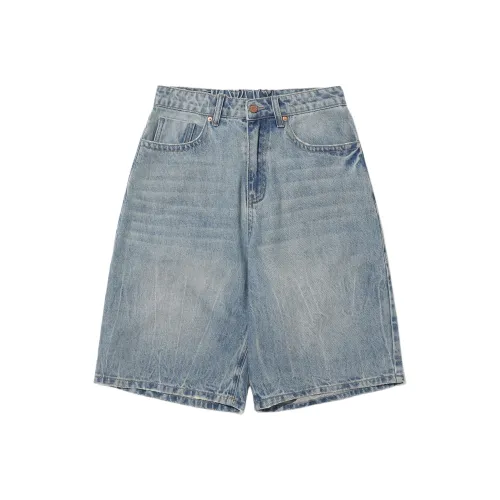 TIRES VAN Джинсовый синий Унисекс Джинсовые шорты
