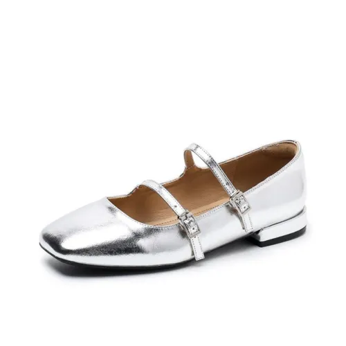 TATAYA Квадратный каблук Mary Jane Женские обувь