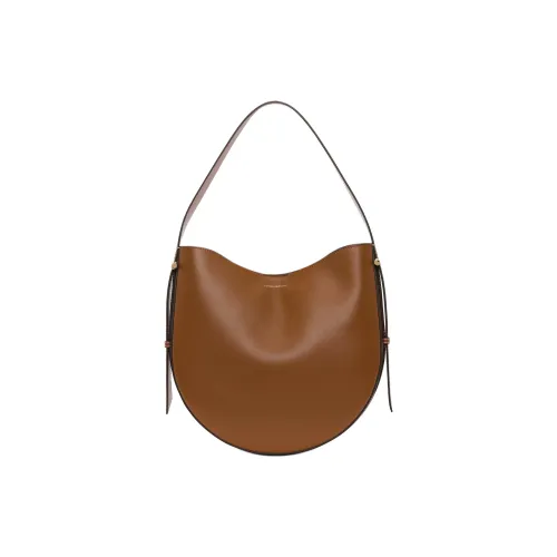 VICTORIA BECKHAM Телячья кожа Сумка через плечо Женская Коричневая