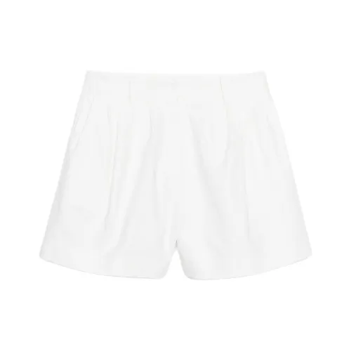 ZARA ZW Series Белые Женские Повседневные шорты