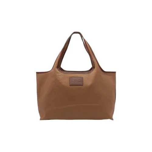 A.P.C. Joint Paragraph Хлопковая сумка-тоут сумка для покупок сумка женская коричневая