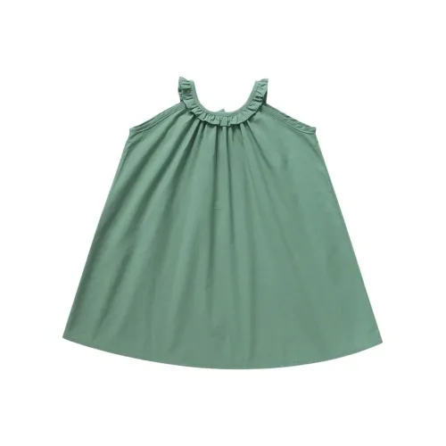 PROTECTCAMEL Зеленый Детские дошкольные платья