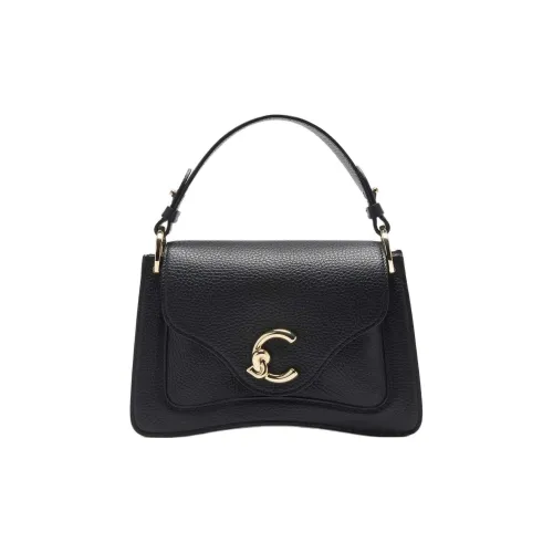 COCCINELLE C ME Кожа Сумка Маленькая Женская Черная