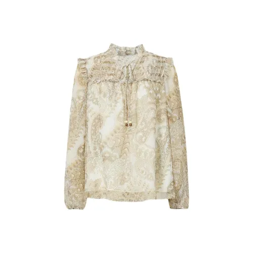 Hopeshow Оливково-зеленый Цветочный Женские Рубашки