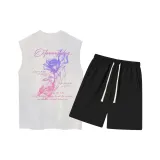 Фотиния Серый Топ Черные Штаны