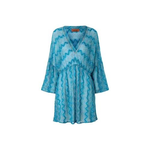 MISSONI Длинное платье с длинными рукавами женское