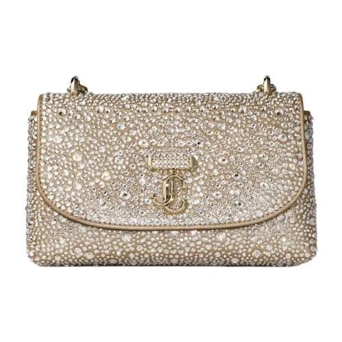 Jimmy Choo Телячья кожа Сумка через плечо Маленькая Женская Золотая