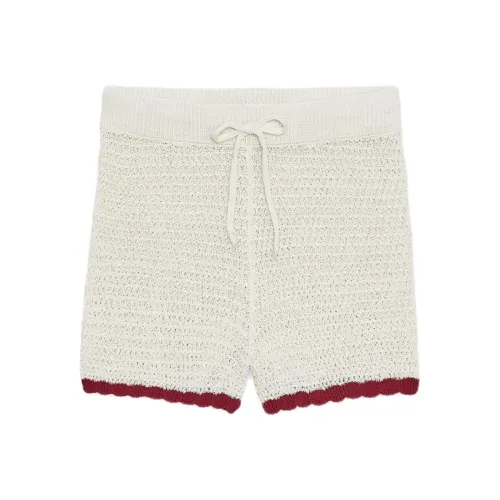 ZARA Белый Женские Повседневные шорты