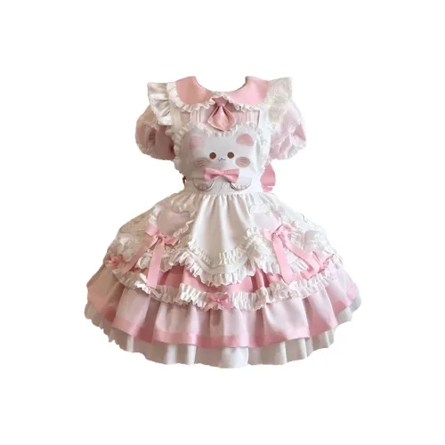 ACJL Платье + Апрон Женские Лолита Платья