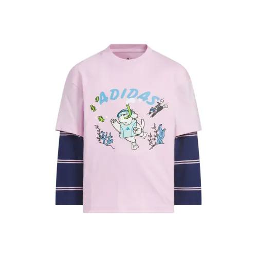 Adidas FUSION Светло-фиолетовый Kids T Рубашки