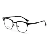 Матовый черный + [Защита от синего света, линзы, смола, линзы]