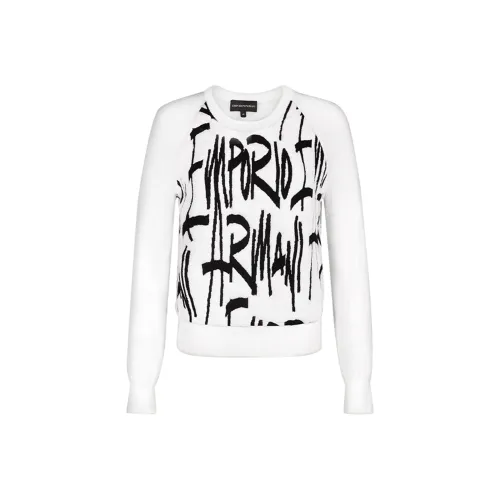 EMPORIO ARMANI Белый Женские Толстовки