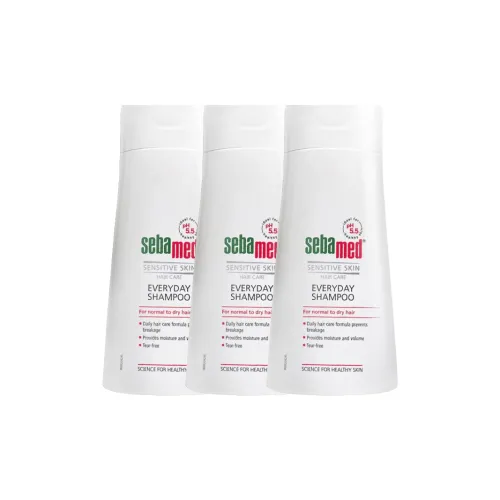 Sebamed Мягкий Уход Питательный Гладкость Без Силикона Семейный Унисекс Шампунь 200 мл*3 200 мл*4 400 мл*2
