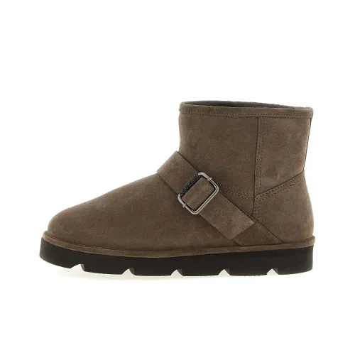 BRUNELLO CUCINELLI Monile Короткий Сноубутсы Женские Тауповый