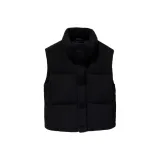 Черный хлопковый пуховик