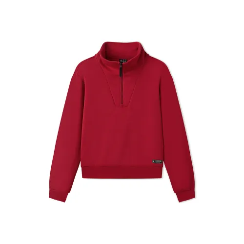 Skechers Ягодно-красный/03LC Женские Толстовки