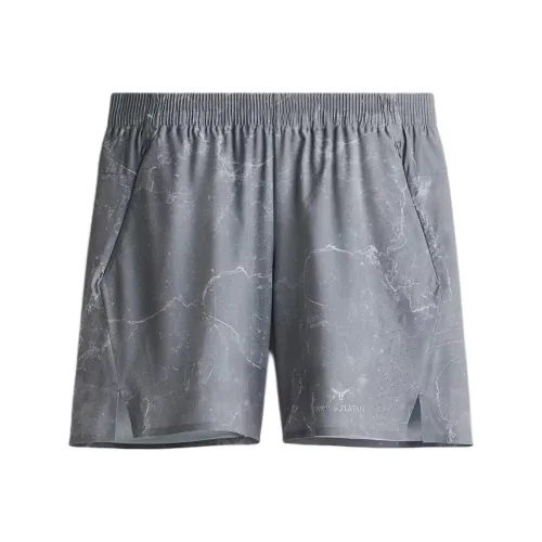 H&M Серый/Белый Мужские спортивные шорты