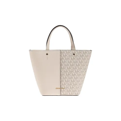 MICHAEL KORS PVC Тоут Сумка Сумка для покупок Сумка среднего размера Женская Кремовая