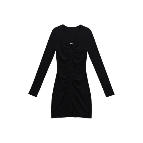 7 FOR Все MANKIND Длинное платье с длинными рукавами для женщин