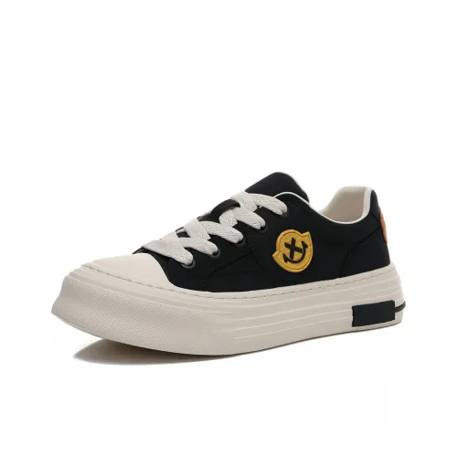 SENJIALUO Устойчивый к истиранию Легкий And Дышащий Низкие Кроссовки для скейтбординга Мужские Черные