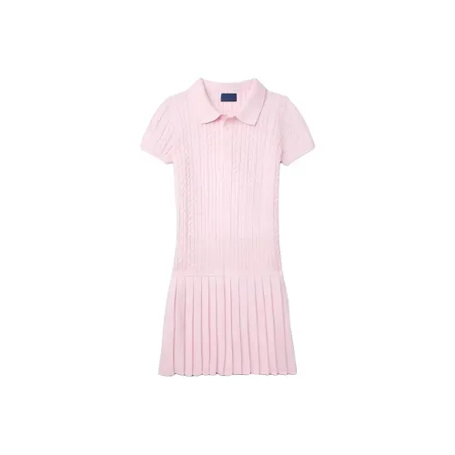 Leather Cat Короткий рукав платье женское