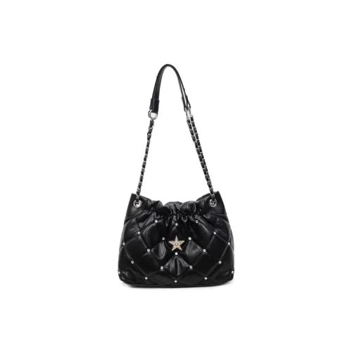 RIVMIND ПУ (полиуретан) Сумка через плечо Сумка на плечо Стандартная Женская Черная Белая