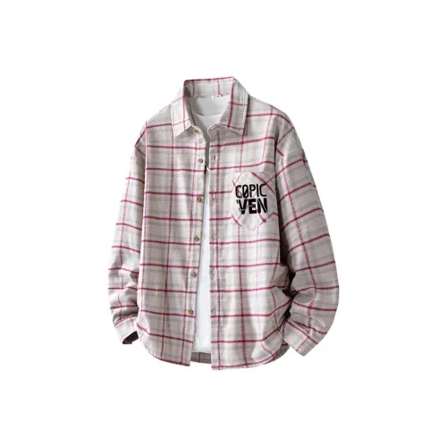 COPICVEN Хаки Унисекс Рубашки