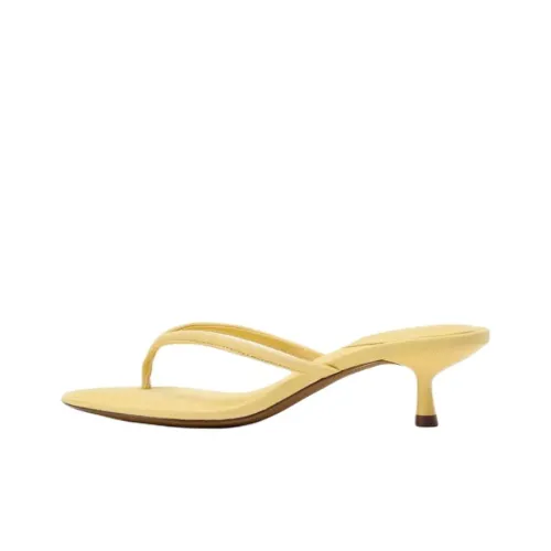 ZARA Шлепанцы Желтые Женские