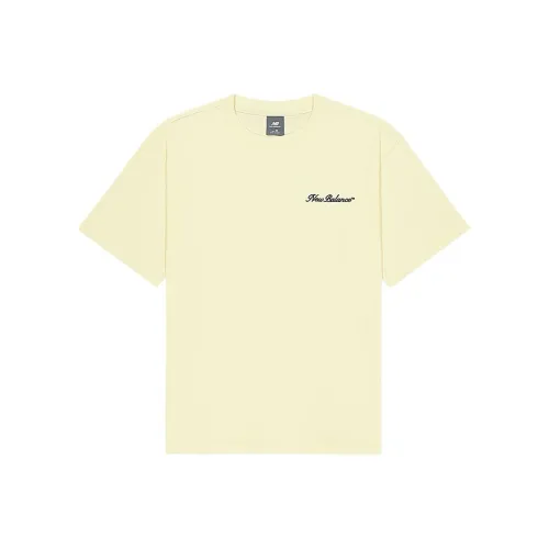 New Balance Светло-желтый LYL Мужская T-рубашка