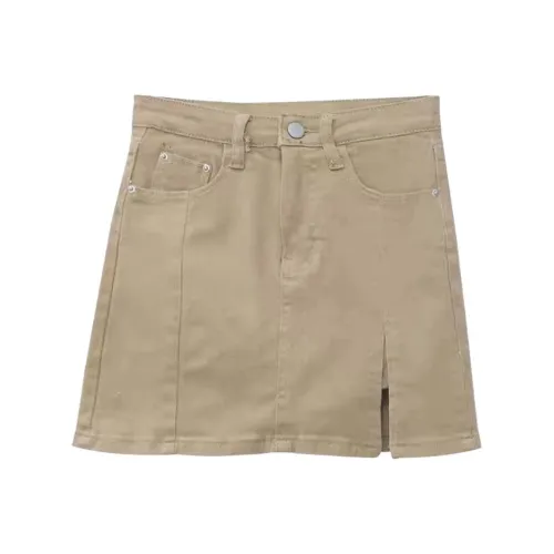 YEARNED Джинсовые короткие юбки Женские