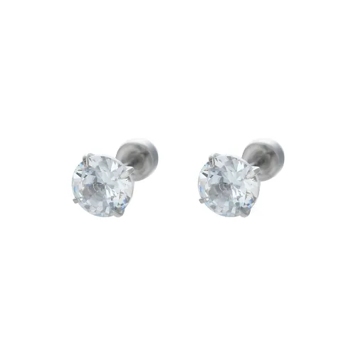 May10th Серебро S925 Серьги-гвоздики Унисекс