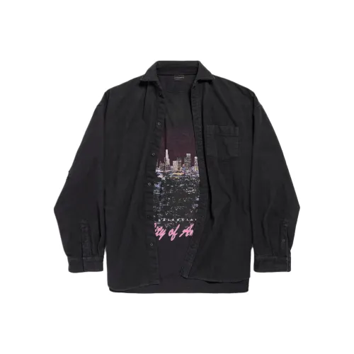 Balenciaga Рубашка Свободного кроя Мужская