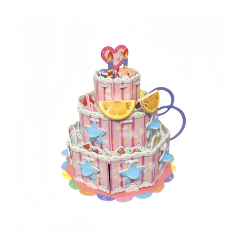 LOGISTAR День рождения Торт Пазл DIY Игрушки