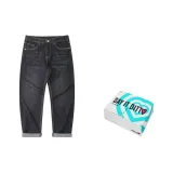 Джинсовая ткань черного цвета (Коробка для фестиваля Циси)