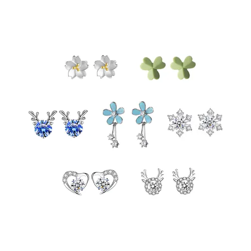 DJIN Серьги-гвоздики Женские