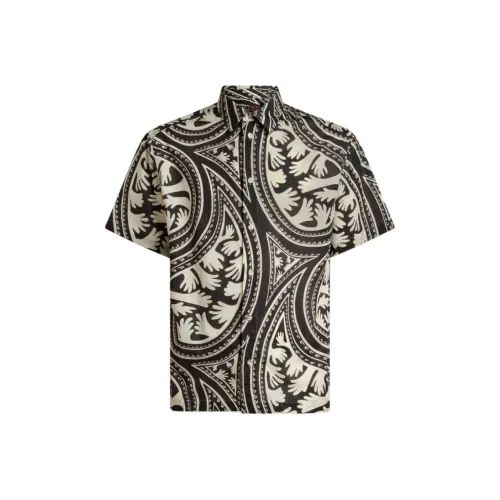 ETRO Мужские Черные Рубашки