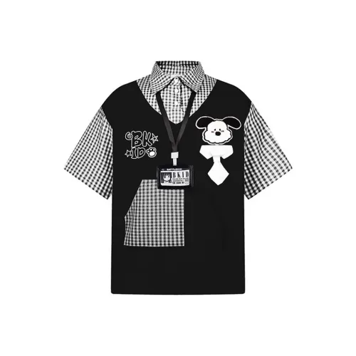 XIAOLIZI Черные Женские Футболки