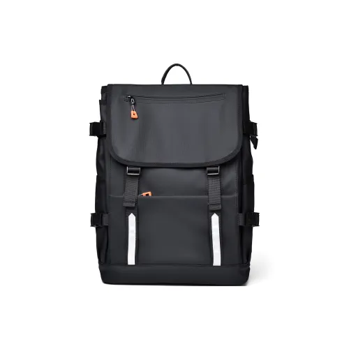 Yin Chu Нейлон Рюкзак Унисекс Черный Серый