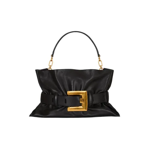 BALMAIN Телячья кожа Сумка Средний Женская Черная