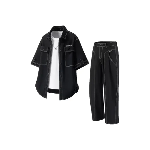 HSWLD Рубашка Комплект В комплекте Унисекс